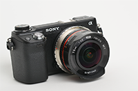 7,5mm Samyang nach der Teil-Rasur
