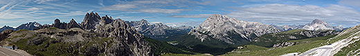 Panorama-Blick von den 3 Zinnen