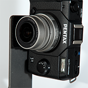Q10 mit Fisheye - so klein wie meine alte Rollei35